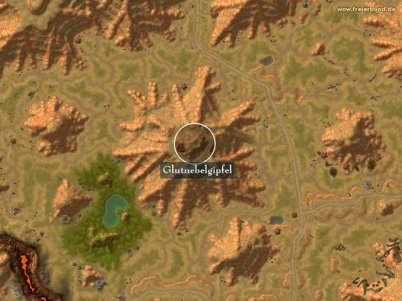 Glutnebelgipfel (Dreadmist Peak) Landmark WoW World of Warcraft 