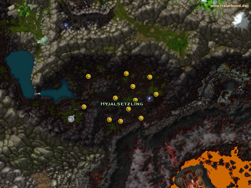 Hyjalsetzling (Hyjal Seedling) Quest-Gegenstand WoW World of Warcraft 
