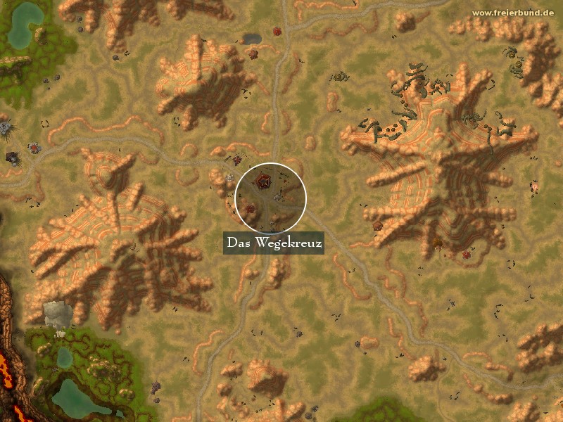 Das Wegekreuz (The Crossroads) Landmark WoW World of Warcraft 