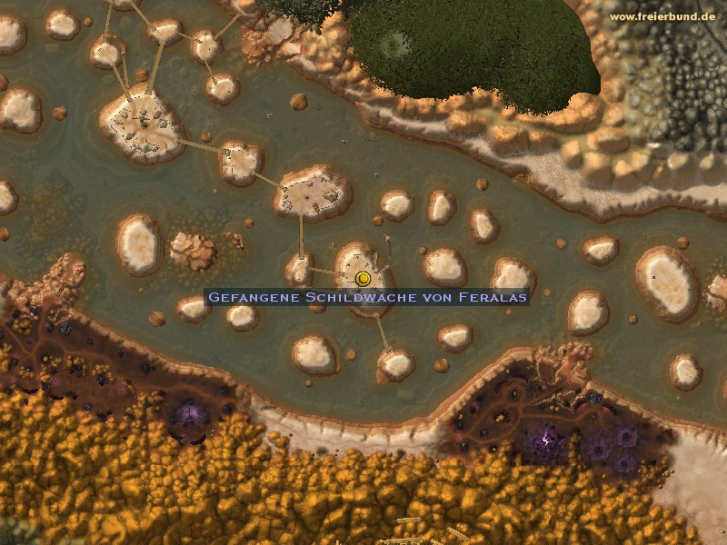 Gefangene Schildwache von Feralas (Captured Feralas Sentinel) Quest NSC WoW World of Warcraft 