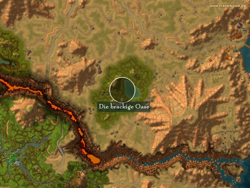 Die brackige Oase (The Stagnant Oasis) Landmark WoW World of Warcraft 