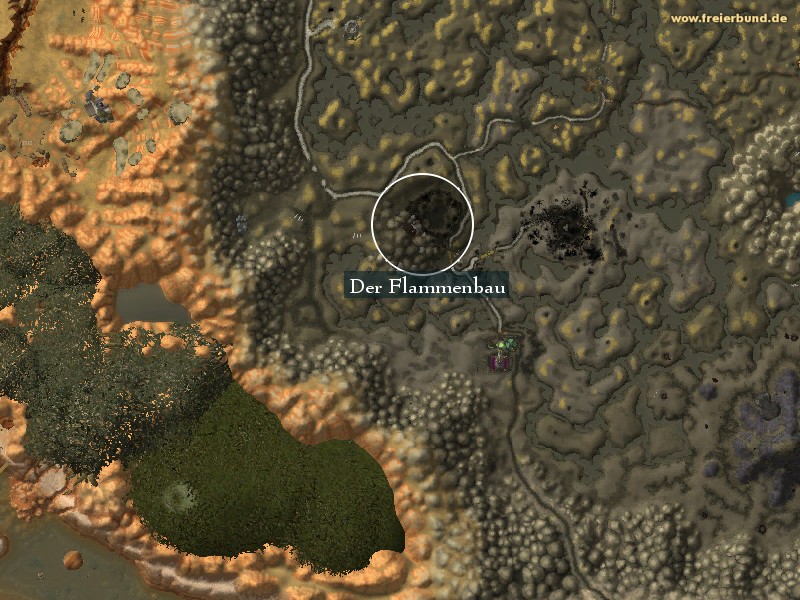 Der Flammenbau (The Den of Flame) Landmark WoW World of Warcraft 