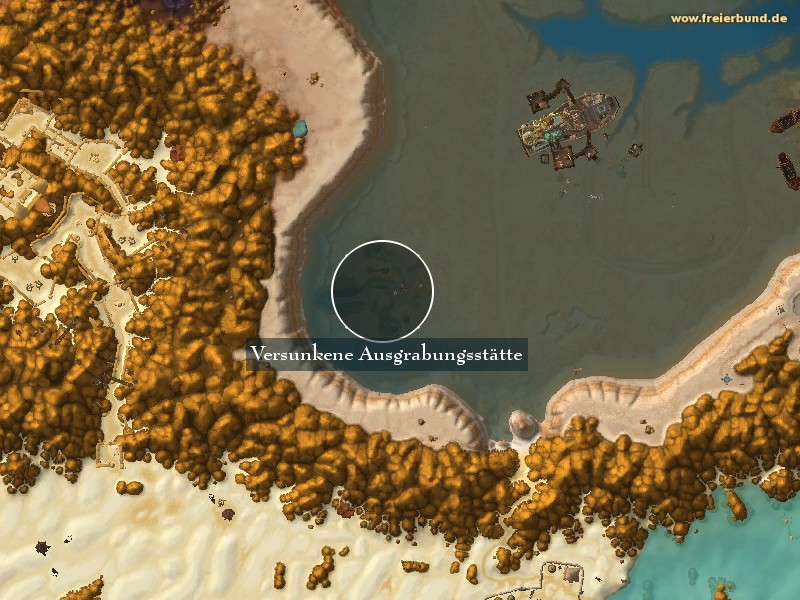 Versunkene Ausgrabungsstätte (Sunken Dig Site) Landmark WoW World of Warcraft 