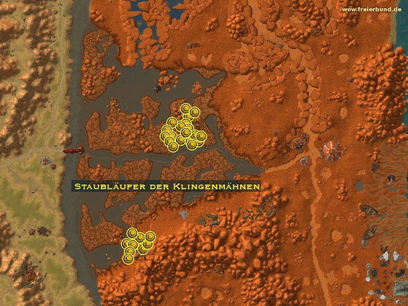 Staubläufer der Klingenmähnen (Razormane Dustrunner) Monster WoW World of Warcraft 