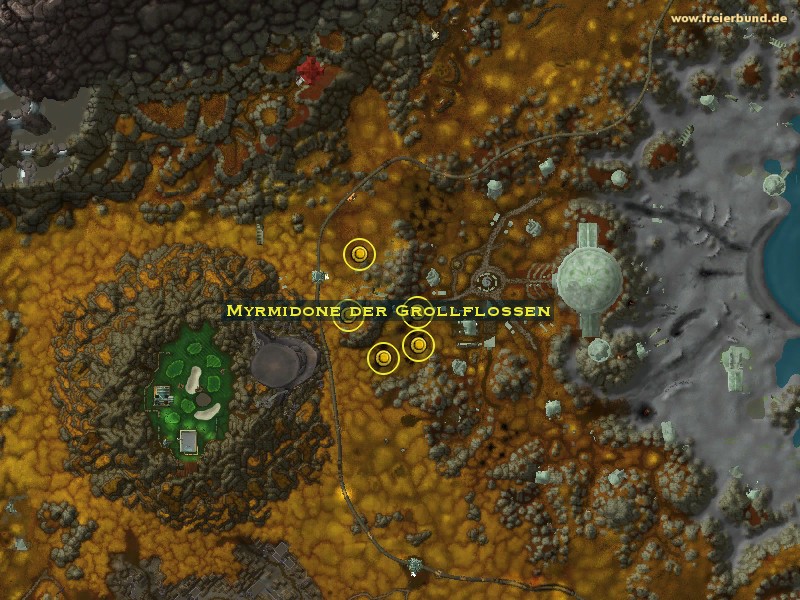 Myrmidone der Grollflossen (Spitelash Myrmidon) Monster WoW World of Warcraft 