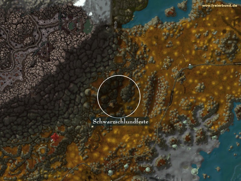 Schwarzschlundfeste (The Ebon Hold) Landmark WoW World of Warcraft 