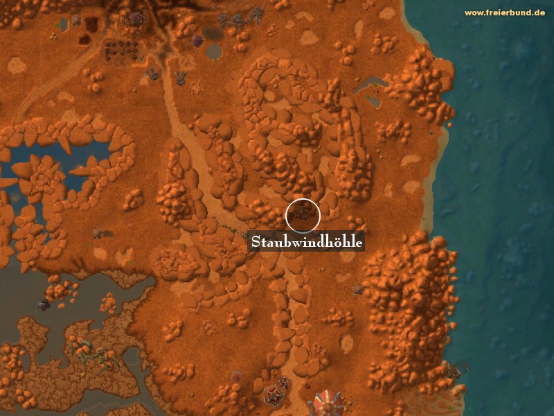 Staubwindhöhle (Dustwind Cave) Landmark WoW World of Warcraft 