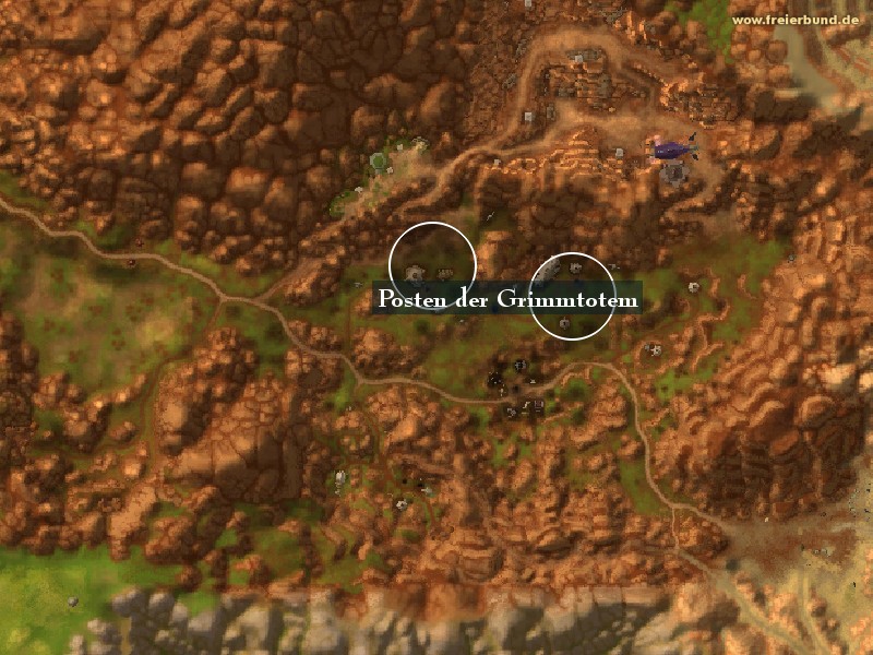 Posten der Grimmtotem (Grimmtotem Post) Landmark WoW World of Warcraft 