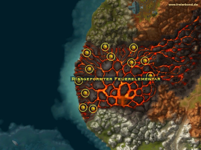 Rissgeformter Feuerelementar (Fissure-born Fire Elemental) Monster WoW World of Warcraft 