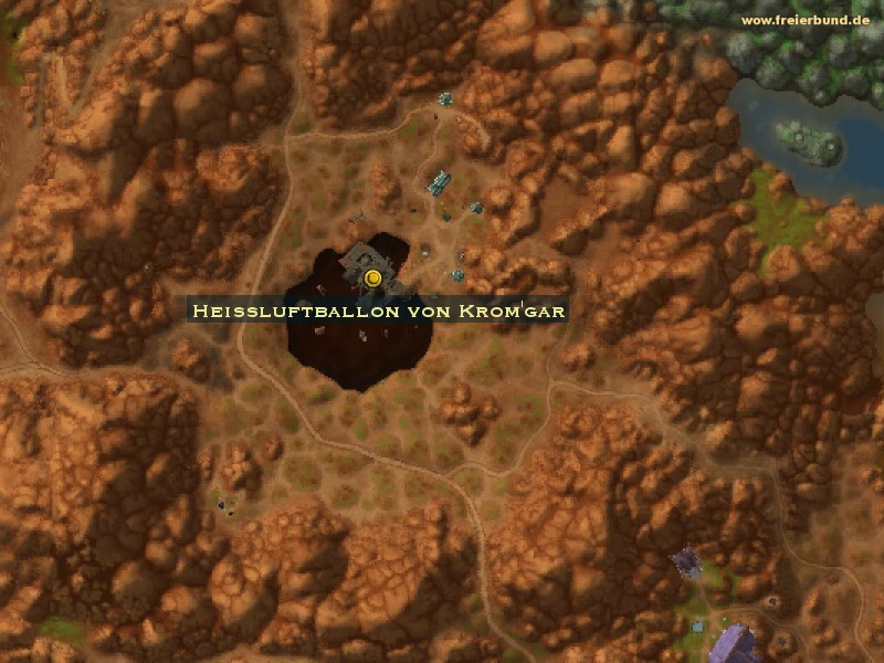 Heißluftballon von Krom'gar (Krom'gar Hot Air Balloon) Quest-Gegenstand WoW World of Warcraft 