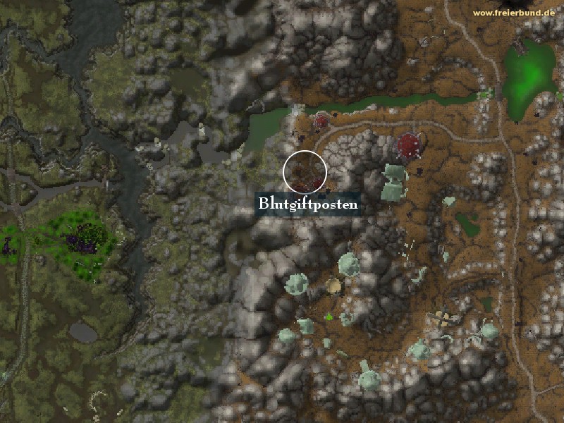 Blutgiftposten (Bloodvenom Post) Landmark WoW World of Warcraft 