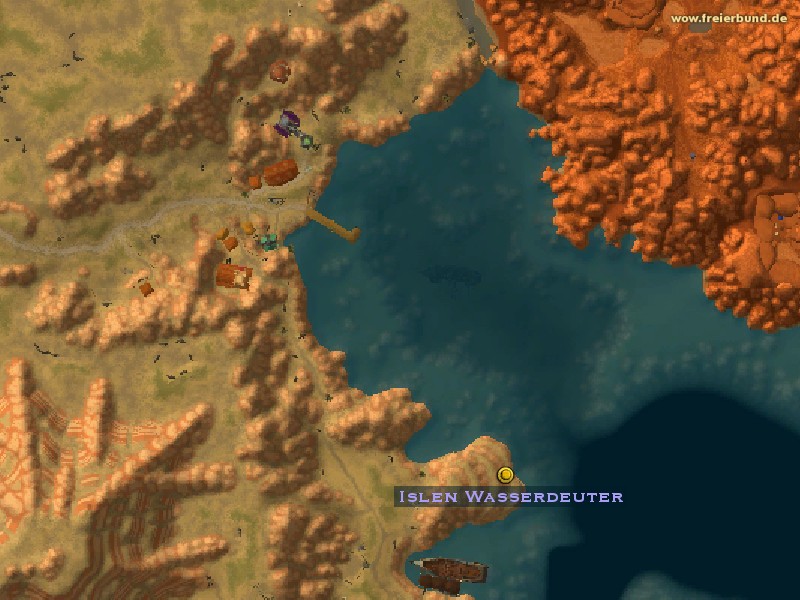 Islen Wasserdeuter (Islen Waterseer) Quest NSC WoW World of Warcraft 