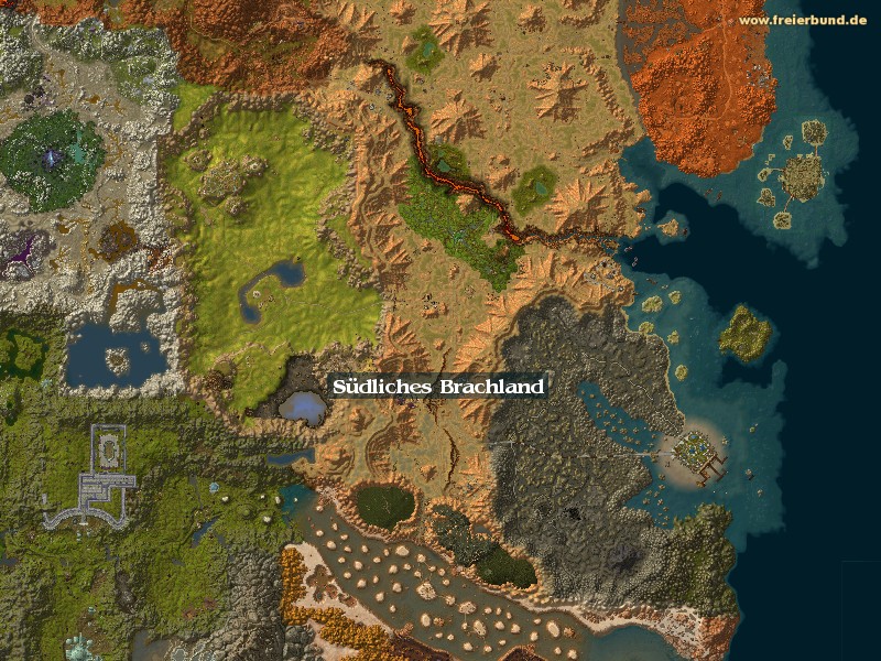 Südliches Brachland (Southern Barrens) Zone WoW World of Warcraft 