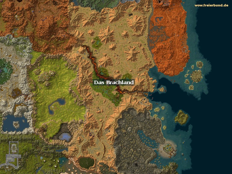 Das Brachland (The Barrens) Zone WoW World of Warcraft 