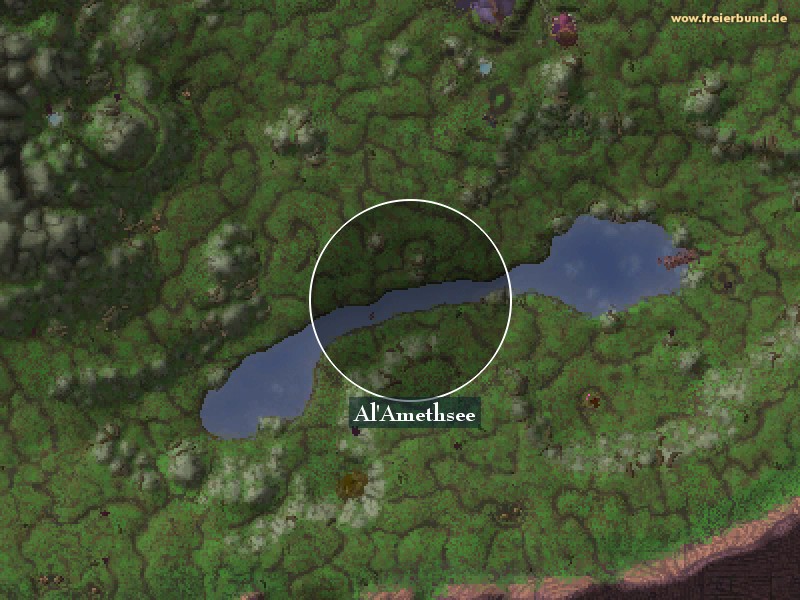 Al'Amethsee (Lake Al'Ameth) Landmark WoW World of Warcraft 