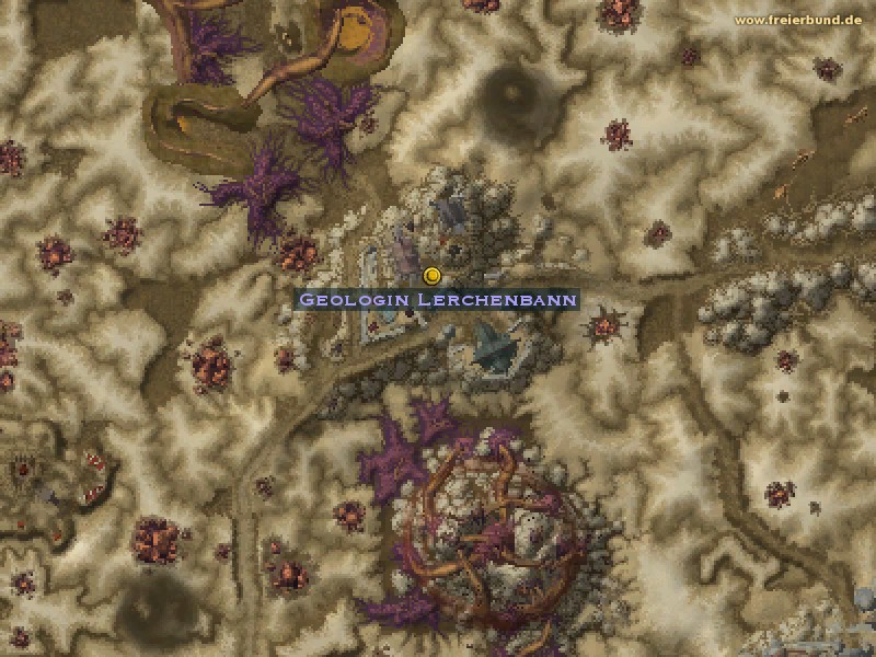 Geologin Lerchenbann (Geologist Larksbane) Quest NSC WoW World of Warcraft 