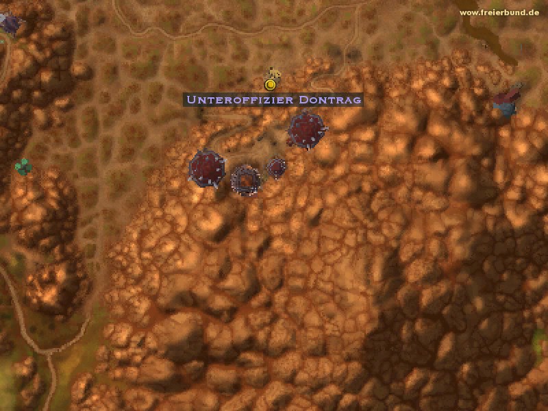 Unteroffizier Dontrag (Sergeant Dontrag) Quest NSC WoW World of Warcraft 