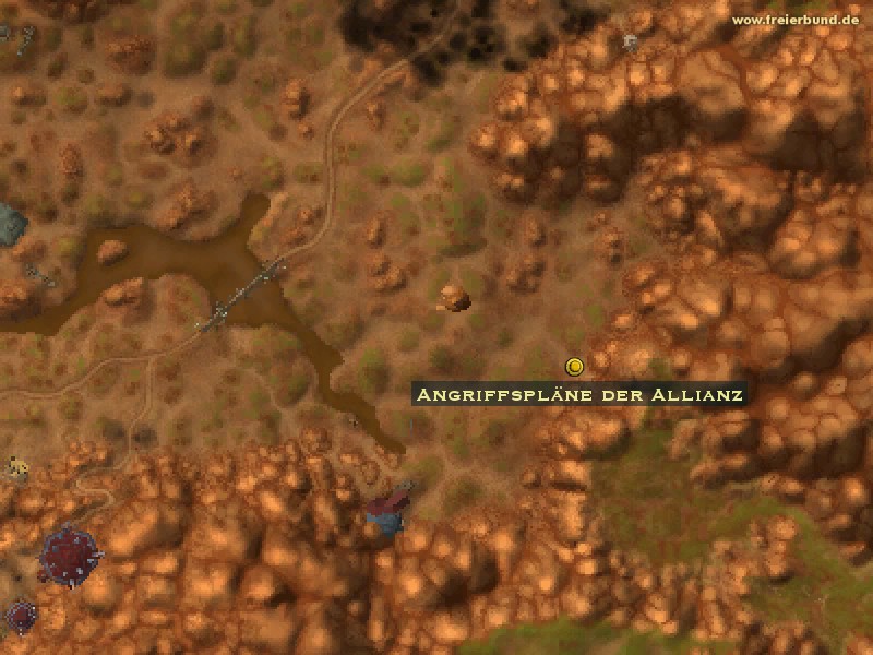 Angriffspläne der Allianz (Alliance Attack Plans) Quest-Gegenstand WoW World of Warcraft 
