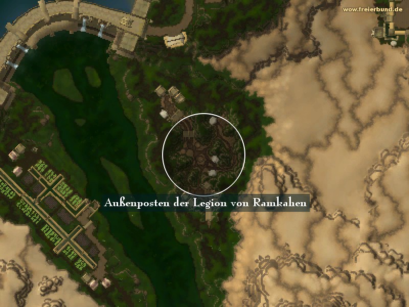 Außenposten der Legion von Ramkahen (Ramkahen Legion Outpost) Landmark WoW World of Warcraft 