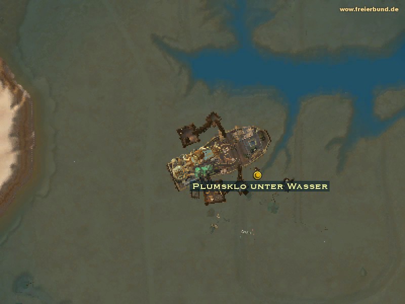 Plumsklo unter Wasser (Submerged Outhouse) Quest-Gegenstand WoW World of Warcraft 