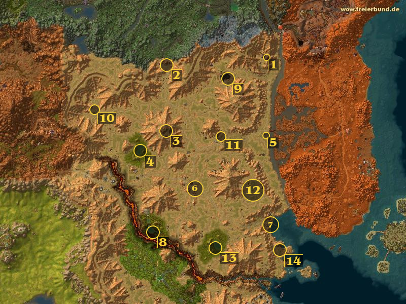 Erforscht das Nördliche Brachland (Explore Northern Barrens) Erfolg WoW World of Warcraft 