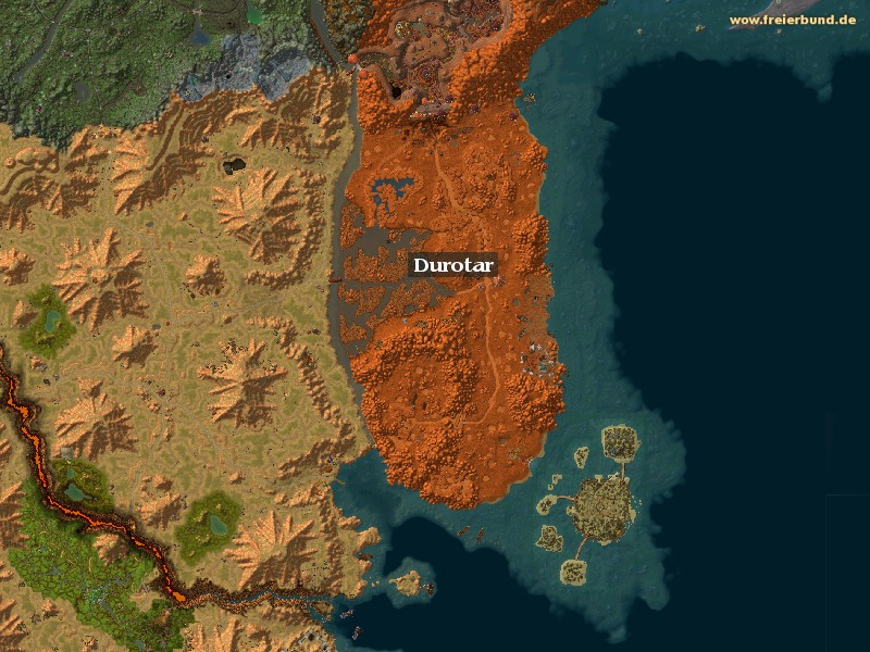 Durotar (Durotar) Zone WoW World of Warcraft 