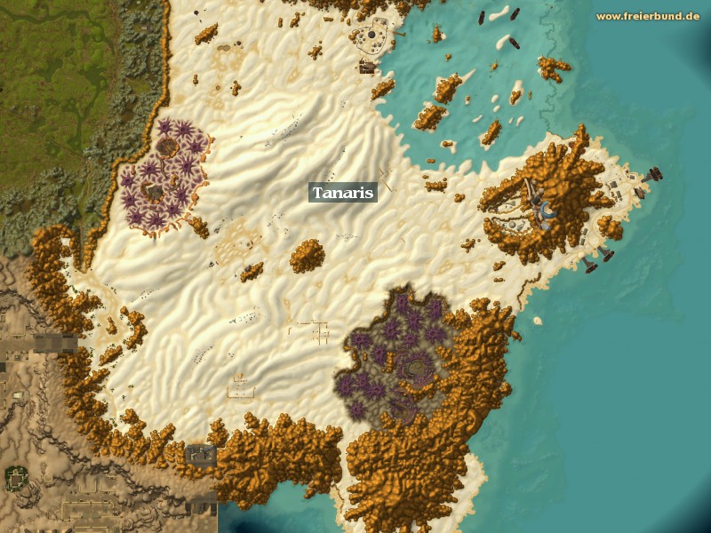 Tanaris (Tanaris Desert) Zone WoW World of Warcraft 