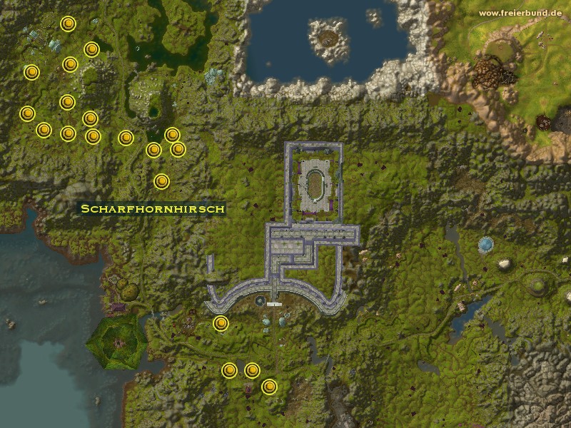 Scharfhornhirsch (Sharphorn Stag) Monster WoW World of Warcraft 