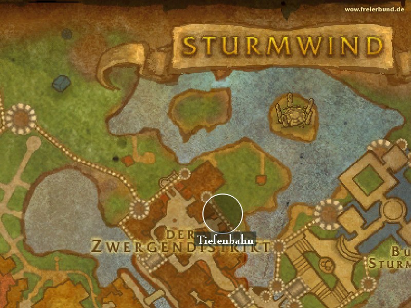 Tiefenbahn (Deeprun Tram) Landmark WoW World of Warcraft 