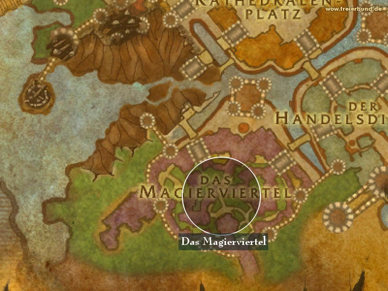 Das Magierviertel (The Mage Quarter) Landmark WoW World of Warcraft 