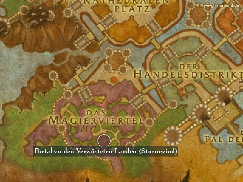 Portal zu den Verwüsteten Landen (Sturmwind) (Portal to Blasted Lands) Landmark WoW World of Warcraft 
