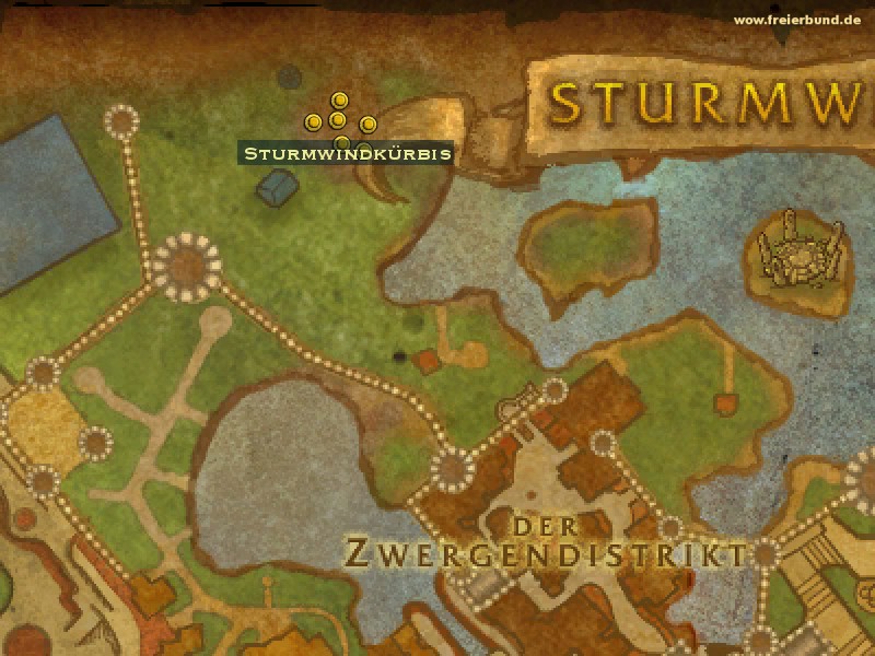 Sturmwindkürbis (Stormwind Pumpkin) Quest-Gegenstand WoW World of Warcraft 