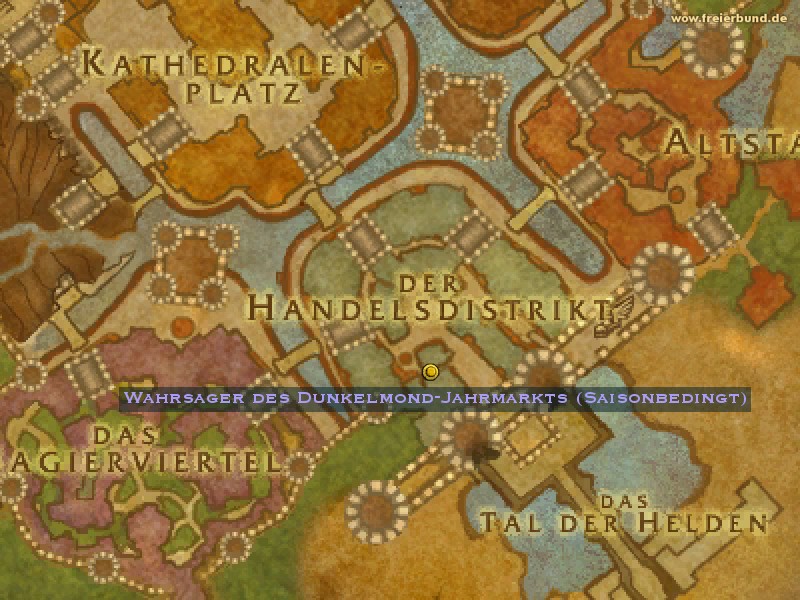 Wahrsager des Dunkelmond-Jahrmarkts (Saisonbedingt) (Darkmoon Fortune Teller) Quest NSC WoW World of Warcraft 