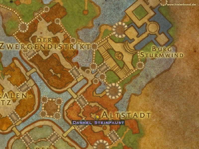 Dashel Steinfaust (Dashel Stonefist) Quest NSC WoW World of Warcraft 