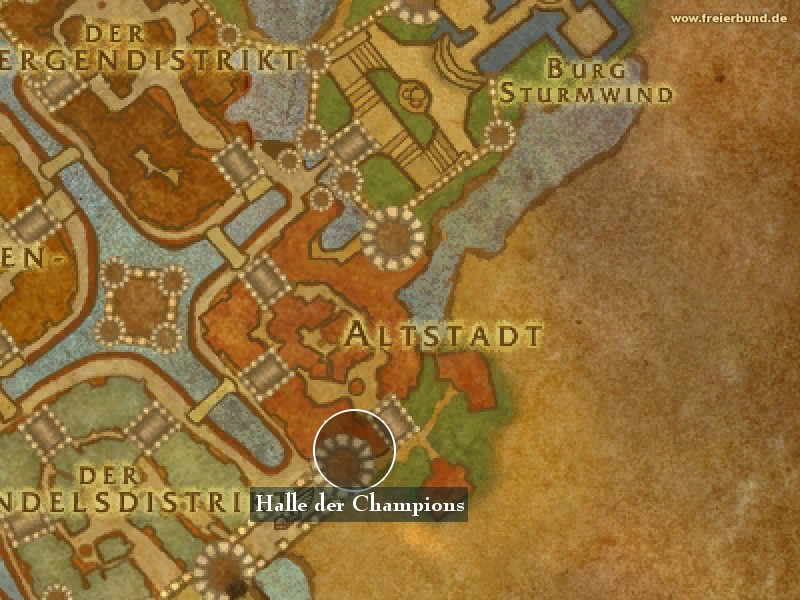 Halle der Champions (Hall of Champions) Landmark WoW World of Warcraft 
