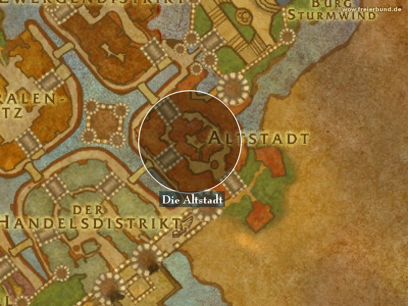 Die Altstadt (Old Town) Landmark WoW World of Warcraft 
