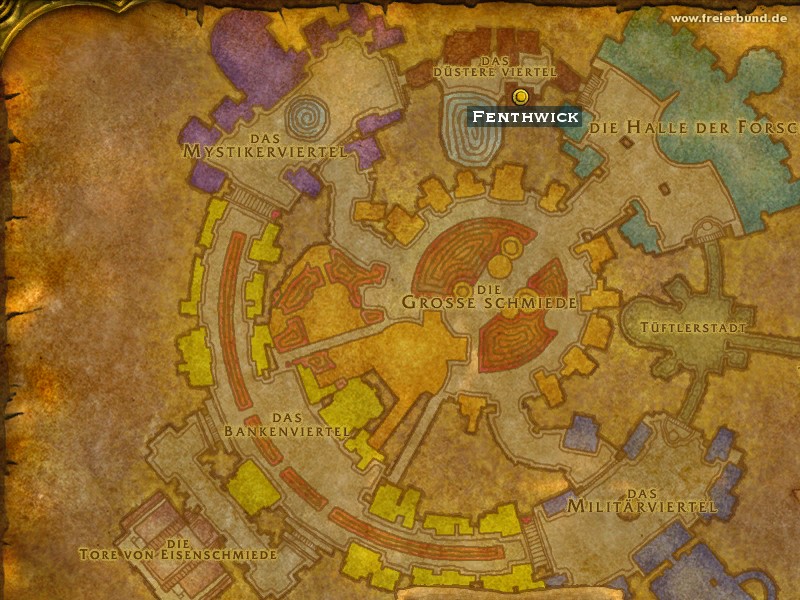 Fenthwick (Fenthwick) Trainer WoW World of Warcraft 