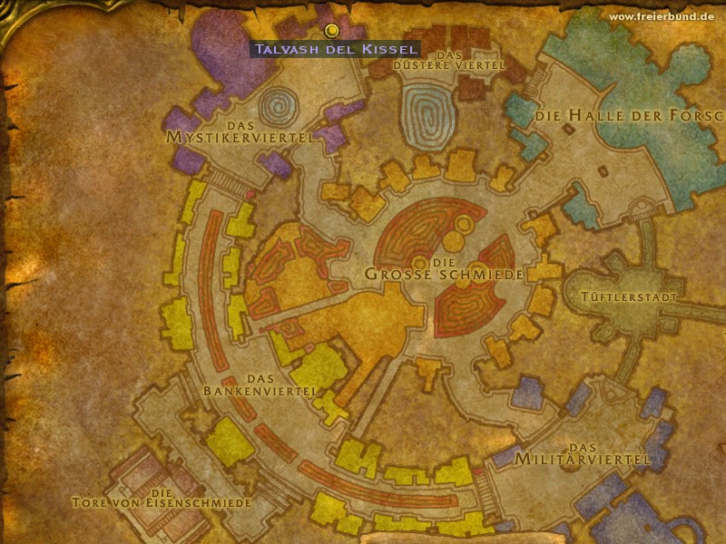 Talvash del Kissel (Talvash del Kissel) Quest NSC WoW World of Warcraft 