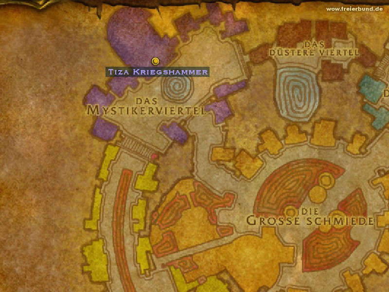 Tiza Kriegshammer (Tiza Battleforge) Quest NSC WoW World of Warcraft 