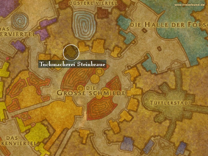 Tuchmacherei Steinbraue (Stonebrow's Clothier) Landmark WoW World of Warcraft 