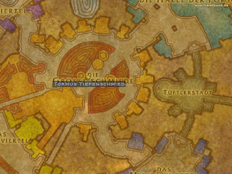 Tormus Tiefenschmied (Tormus Deepforge) Quest NSC WoW World of Warcraft 