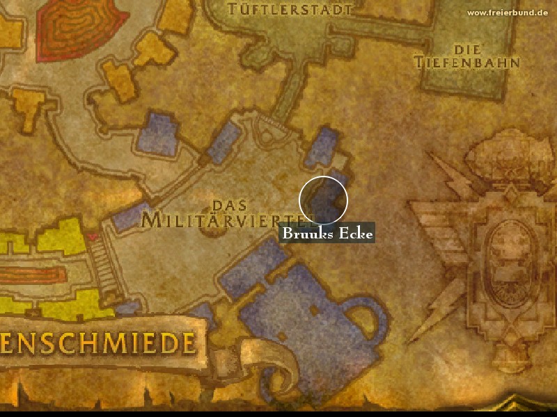 Bruuks Ecke (Bruuk's Corner) Landmark WoW World of Warcraft 