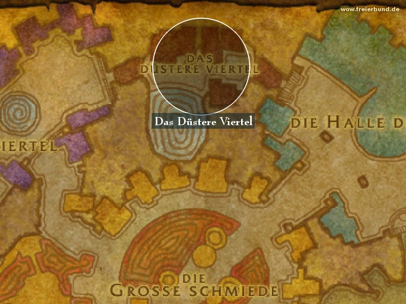 Das Düstere Viertel (The Forlorn Cavern) Landmark WoW World of Warcraft 