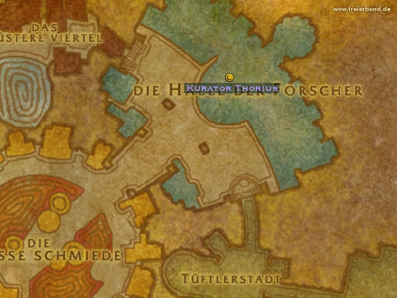 Kurator Thorius (Curator Thorius) Quest NSC WoW World of Warcraft 