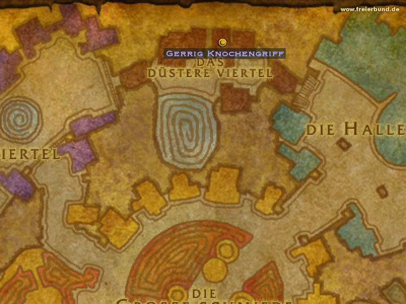 Gerrig Knochengriff (Gerrig Bonegrip) Quest NSC WoW World of Warcraft 