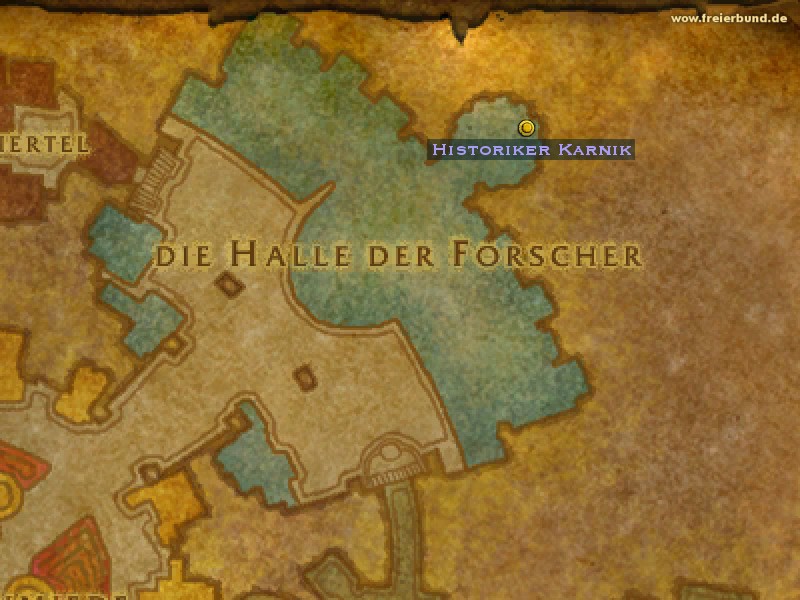 Historiker Karnik (Historian Karnik) Quest NSC WoW World of Warcraft 