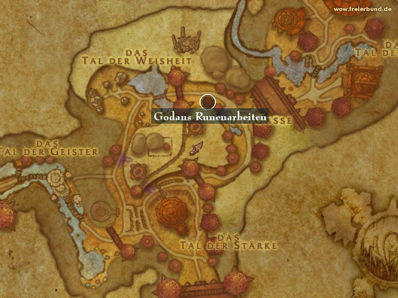 Godans Runenarbeiten (Godan's Runeworks) Landmark WoW World of Warcraft 