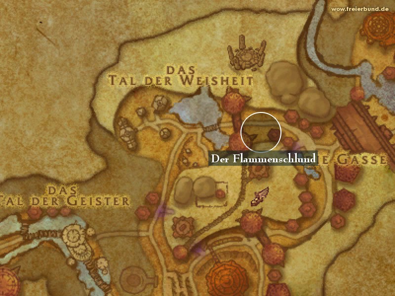 Der Flammenschlund (Ragefire Chasm) Landmark WoW World of Warcraft 