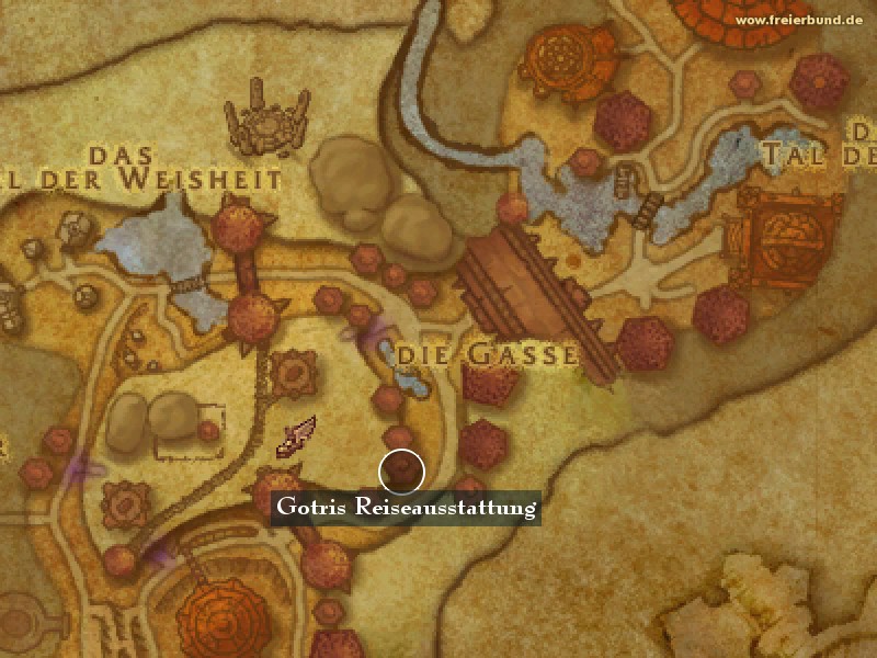 Gotris Reiseausstattung (Gotri's Travelling Gear) Landmark WoW World of Warcraft 