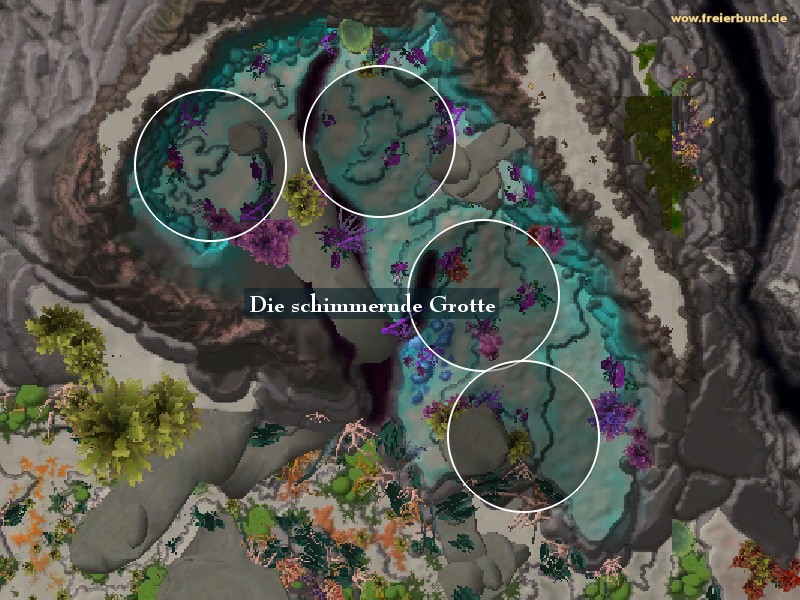 Die schimmernde Grotte (Shimmering Grotto) Landmark WoW World of Warcraft 